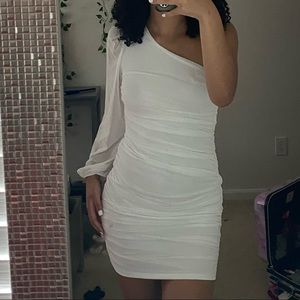 White shein dress
